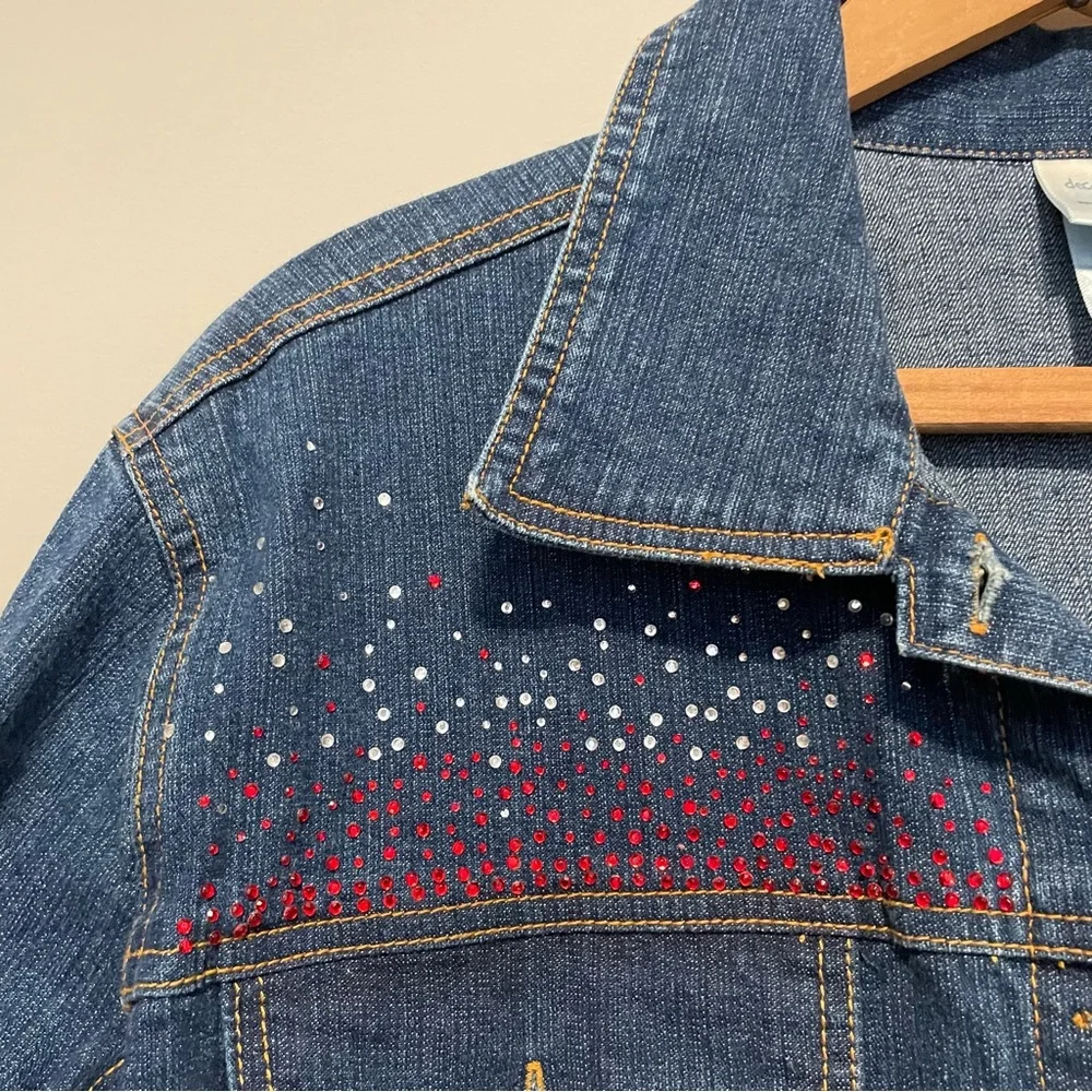 Bedazzled Denim Jacket - Picture 4 of 5